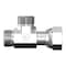 World Wide Fittings Male Flat Face O-Ring to Female Flat Face O-Ring Swivel to Male Flat Face O-Ring Run Tee 4706X12X10X10 - alternate 1